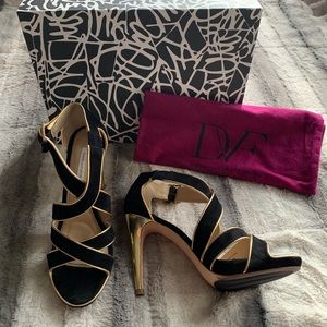 DIANE von FRUSTENBERG heels size 8